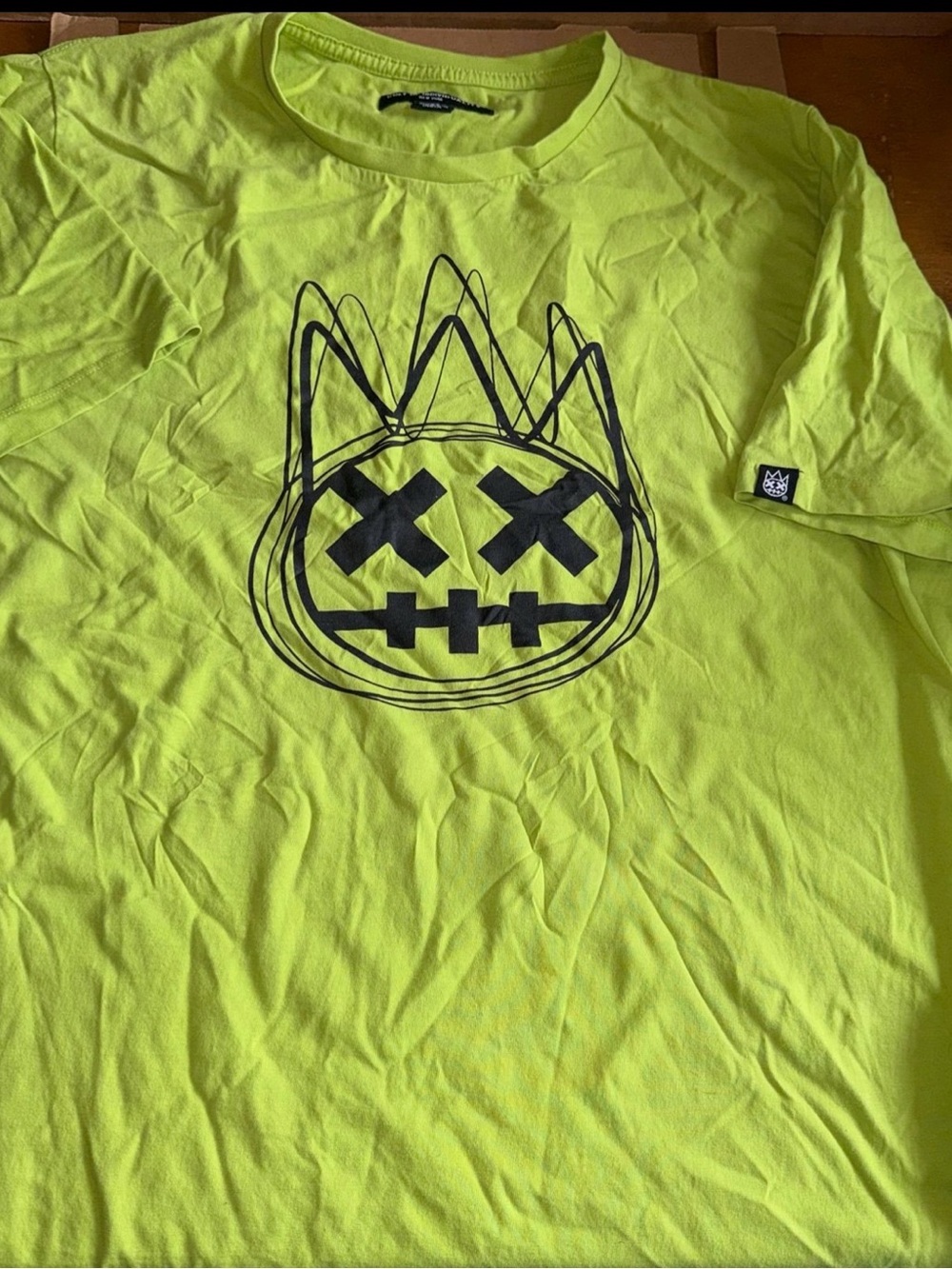 CULT OF INDIVIDUALITY Short Sleeve Crew Neck Tee Men’s Light yellow  XL SHIRT A1